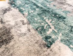 Abstract Multi-Colour Style Area Rug