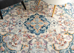 Multi-Colour Vintage Area Rug