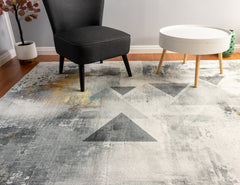 Modern Style Grey Area Rug