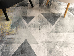 Modern Style Grey Area Rug