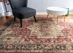 Multi-Colour Vintage Area Rug