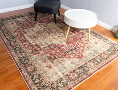 Multi-Colour Vintage Area Rug