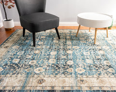 Multi-Colour Vintage Area Rug