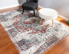 Distressed Vintage Area Rug