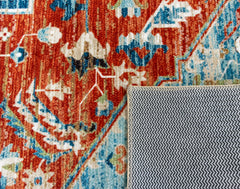 Multi-Colour Vintage Area Rug