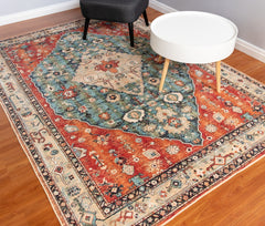 Multi-Colour Vintage Area Rug