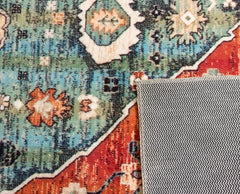 Multi-Colour Vintage Area Rug