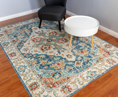 Multi-Colour Vintage Area Rug