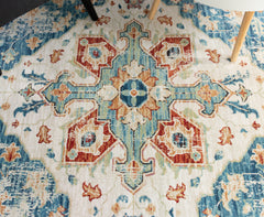 Multi-Colour Vintage Area Rug