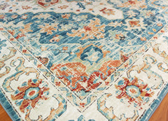 Multi-Colour Vintage Area Rug