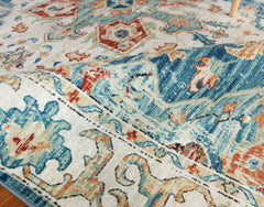 Multi-Colour Vintage Area Rug