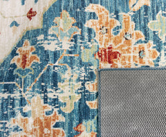 Multi-Colour Vintage Area Rug