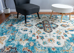 Multi-Colour Vintage Area Rug