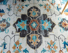 Multi-Colour Vintage Area Rug