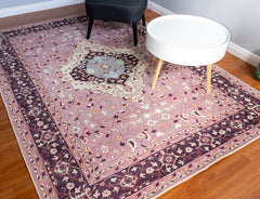 Pink Vintage Area Rug