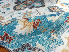 Multi-Colour Vintage Area Rug