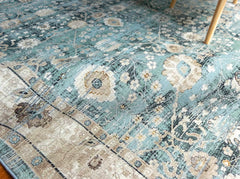 Green Vintage Area Rug