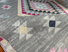 Multi-Colour Geometrical Area Rug