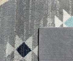 Multi-Colour Geometrical Area Rug