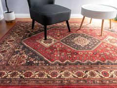 Multi-Colour Geometrical Area Rug