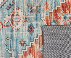 Multi-Colour Vintage Area Rug