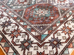 Multi-Colour Geometrical Area Rug