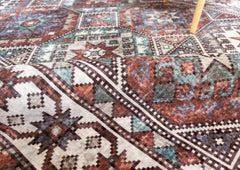 Multi-Colour Geometrical Area Rug