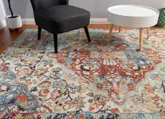 Multi-Colour Vintage Area Rug