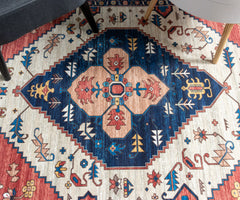 Multi-Colour Vintage Area Rug