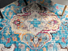 Vintage Multi-Colour Area Rug