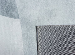Abstract Style Grey Area Rug
