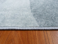 Abstract Style Grey Area Rug