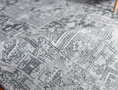 Grey Vintage Area Rug