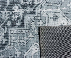 Grey Vintage Area Rug