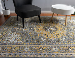 Multi-Colour Vintage Area Rug