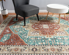 Multi-Colour Vintage Area Rug