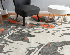 Multi-Colour Modern Style Area Rug