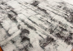 Abstract Style Grey Area Rug