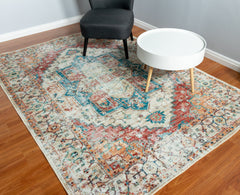 Multi-Colour Vintage Area Rug