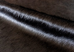 Natural Black Cowhide Rug (Size: 240 x 220 CM)