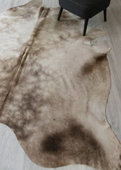 (Rare) Metallic/Rustic Cowhide Rug (Size: 260 X 220 CM) CHR2394