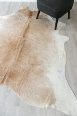 Beige And White Cowhide Rug (Size: 220 X 200 CM) CHR2398
