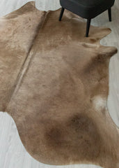 (Rare) Gris Tan Cowhide Rug (Size: 240 x 210 CM) CHR2401