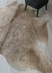 (Rare) Gris Tan Cowhide Rug (Size: 240 x 210 CM) CHR2406