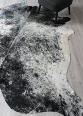 Salt Pepper Black & White Cowhide Rug (Size: 270 X 230 CM) CHR2426