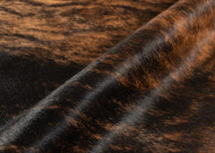 Dark Brindle Cowhide Rug (Size: 240 X 220 CM)