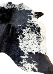 Salt Pepper Black & White Cowhide Rug (Size: 210 X 200 CM) CHR1894