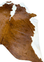 Medium White Spine Belly Brindle Cowhide Rug (Size: 240 X 210 CM) CHR1913