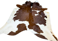 Brown And White Cowhide Rug (Size: 250 X 220 CM) CHR1923
