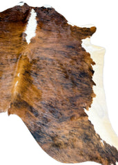 Medium White Spine Belly Brindle Cowhide Rug (Size: 250 X 210 CM) CHR1921